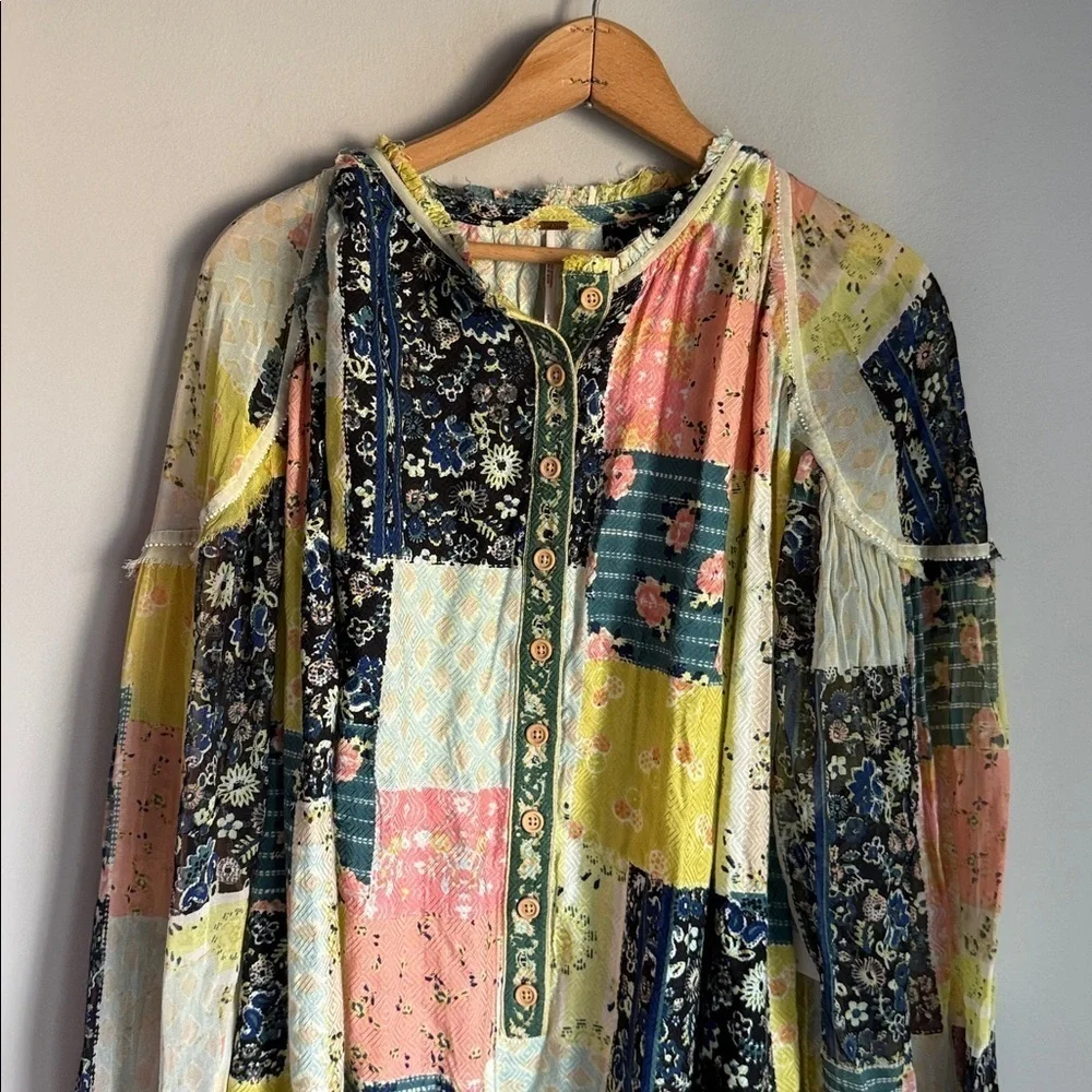 NEW Free People Patch Made In Heaven Dress Small
